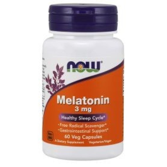 Now - Melatonin (3mg) 60 caps Now foods